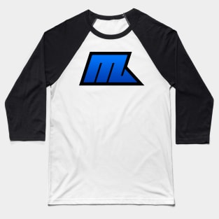 Scorpio Blue Gradient Baseball T-Shirt